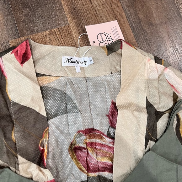 Other - Three pieces of bajames kimono set💚